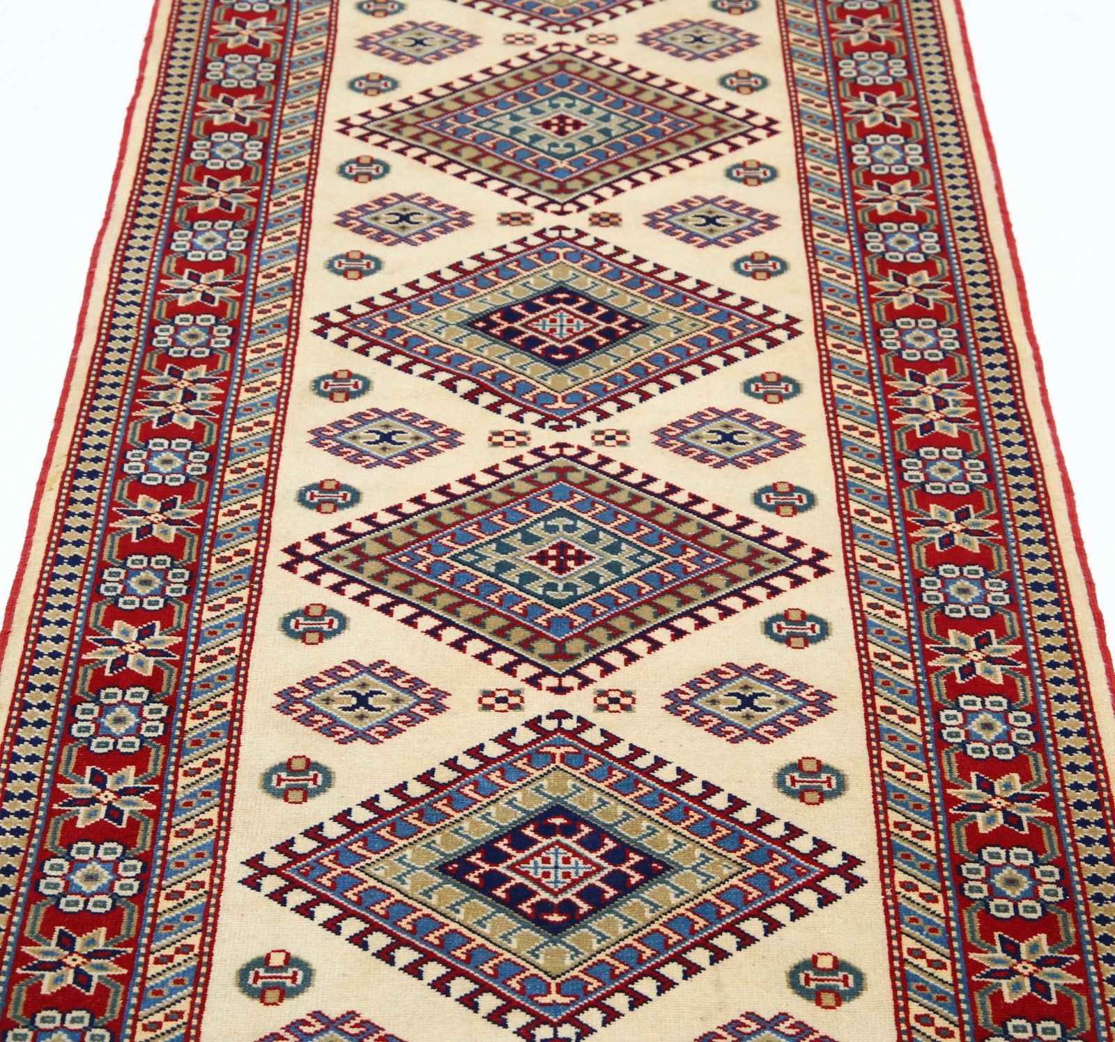 Tapis de couloir en laine fait main, 2,7 x 10 pi, pour cuisine et couloir photo 1300.0