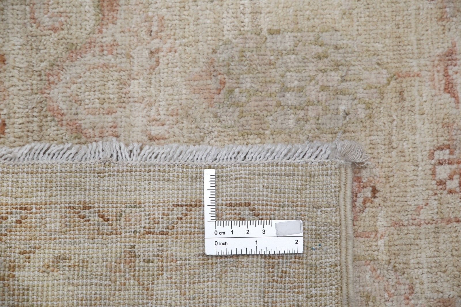 Tapis d'appoint noué à la main 97 x 148 cm, en laine à motifs floraux dans des tons doux photo buy