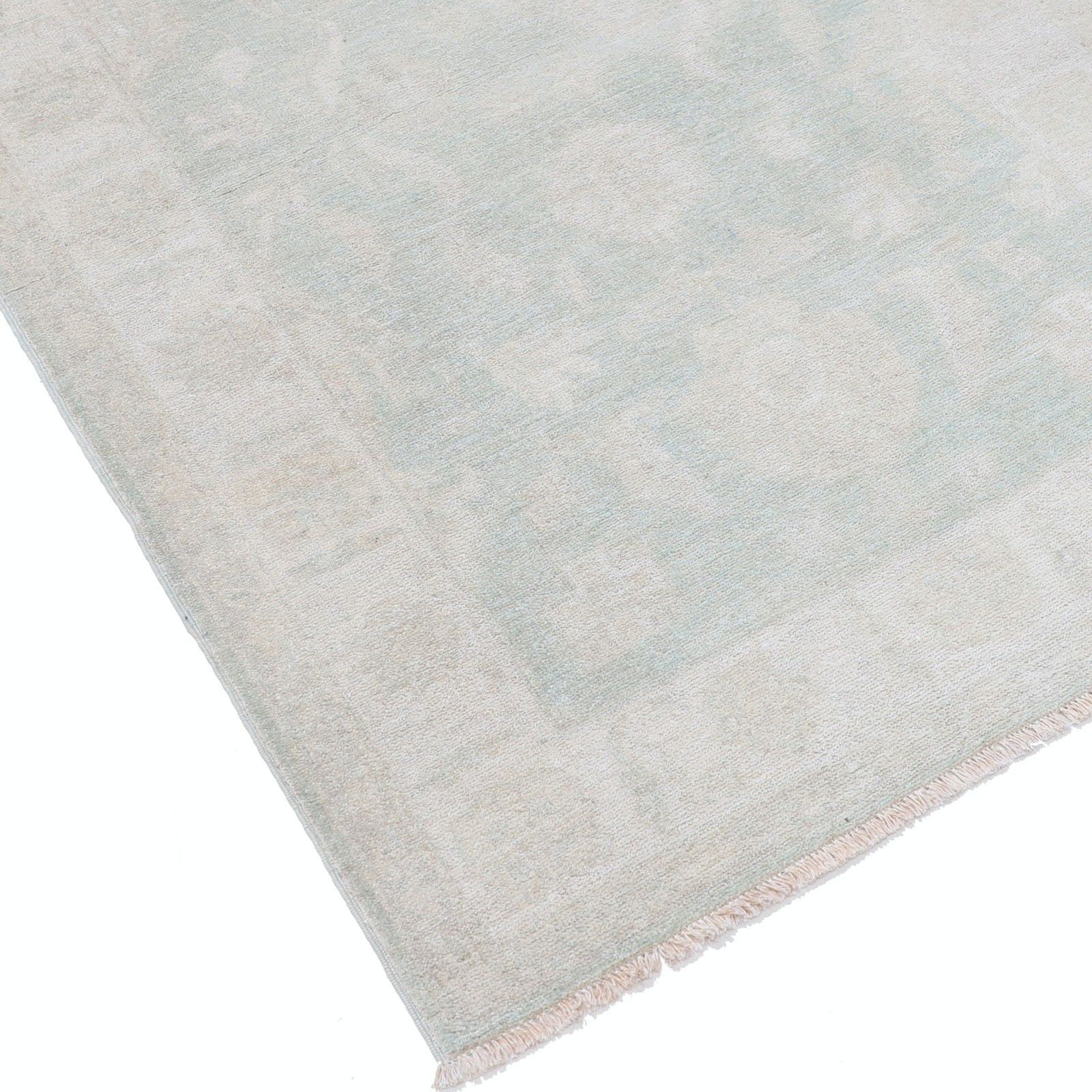 3x4,7 ft traditioneel handgeknoopt vloerkleed. Bloemmotief wollen vloerkleed in zachte tinten photo vinterior