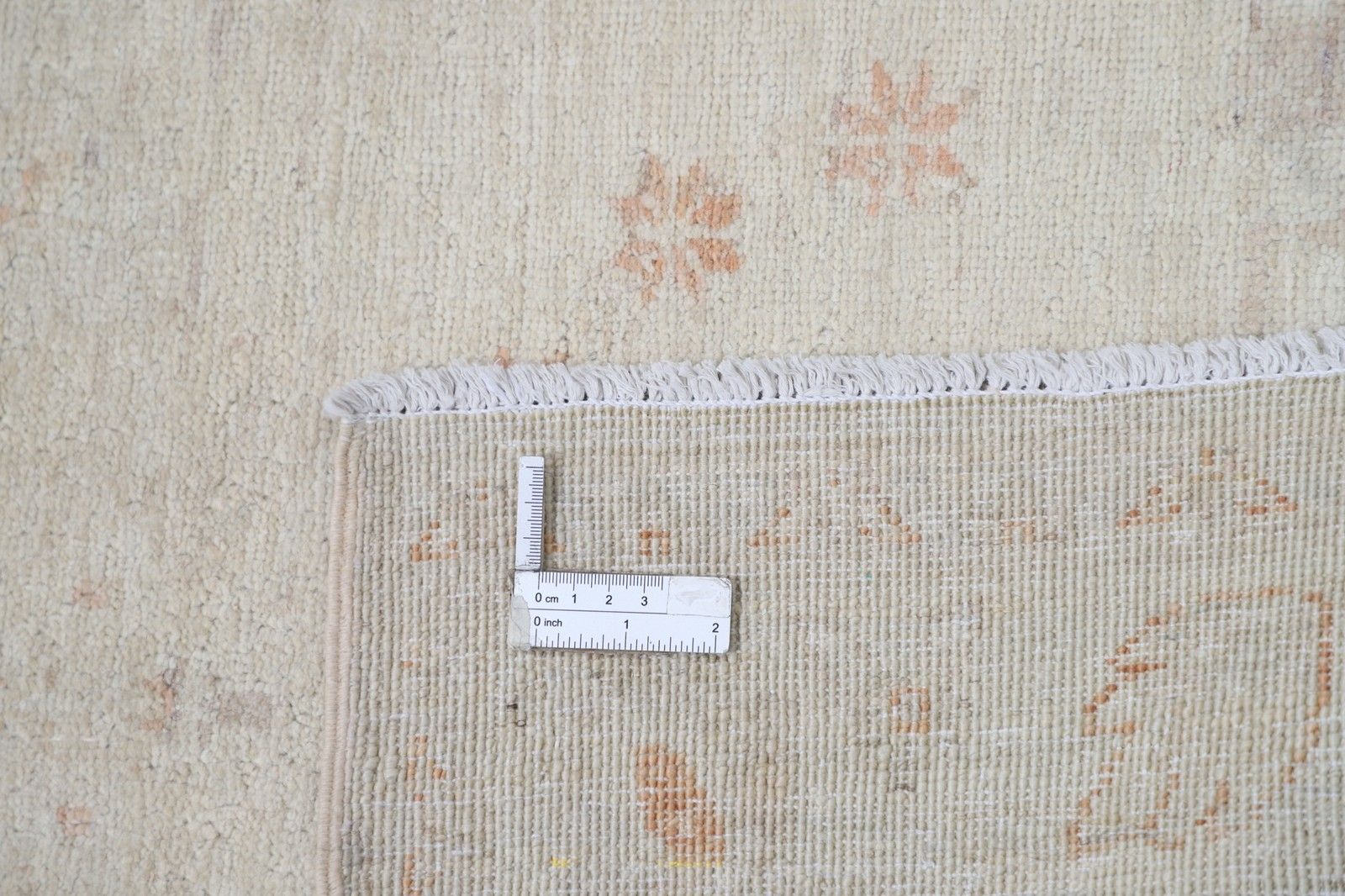 Tapis d'appoint turc noué à la main, 79 x 117 cm. Tapis en laine beige photo 498.0