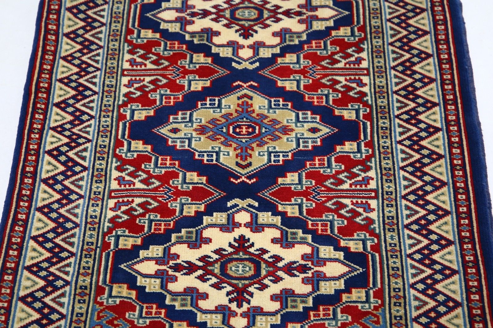 2x3 ft decoratief tribal vloerkleedje voor de slaapkamer. Met de hand geknoopt Turks wollen vloerkleed photo 328.0