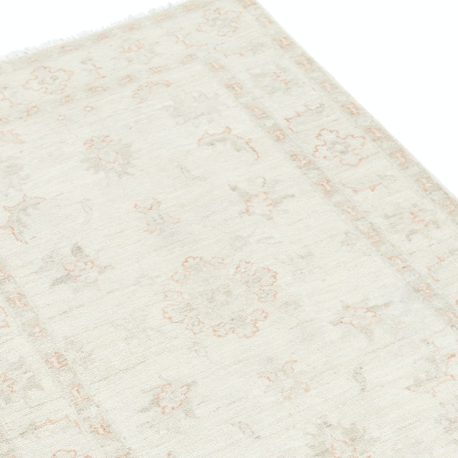 2.5x4 Ft Hand Knotted Oushak Rug. Beige Accent Rug With Floral Design. 100% Wool photo buy