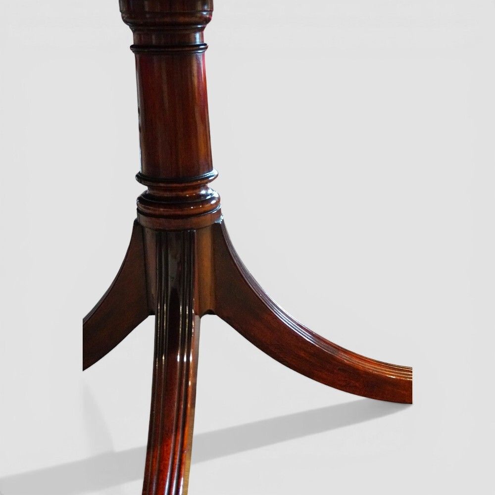 George V Mahogany 3 Pillar Dining Table 384cms photo for sale