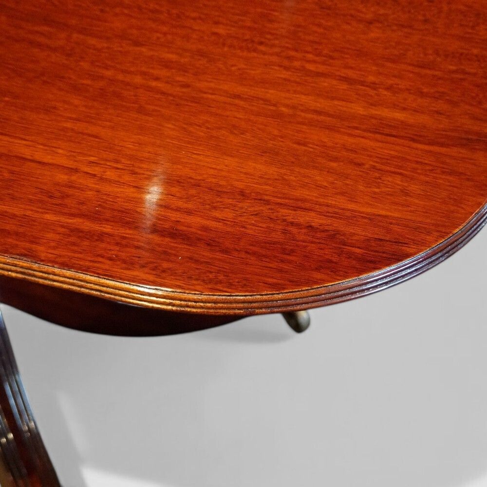 George V Mahogany 3 Pillar Dining Table 384cms photo 4350.0