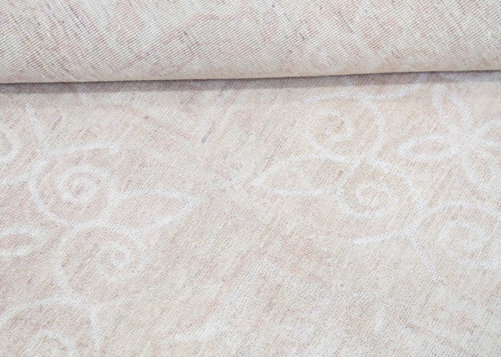 8.8x11.8 Ft Hand Knotted Soft Toned Large Area Rug. 100% Wool Living Room Carpet photo vinterior