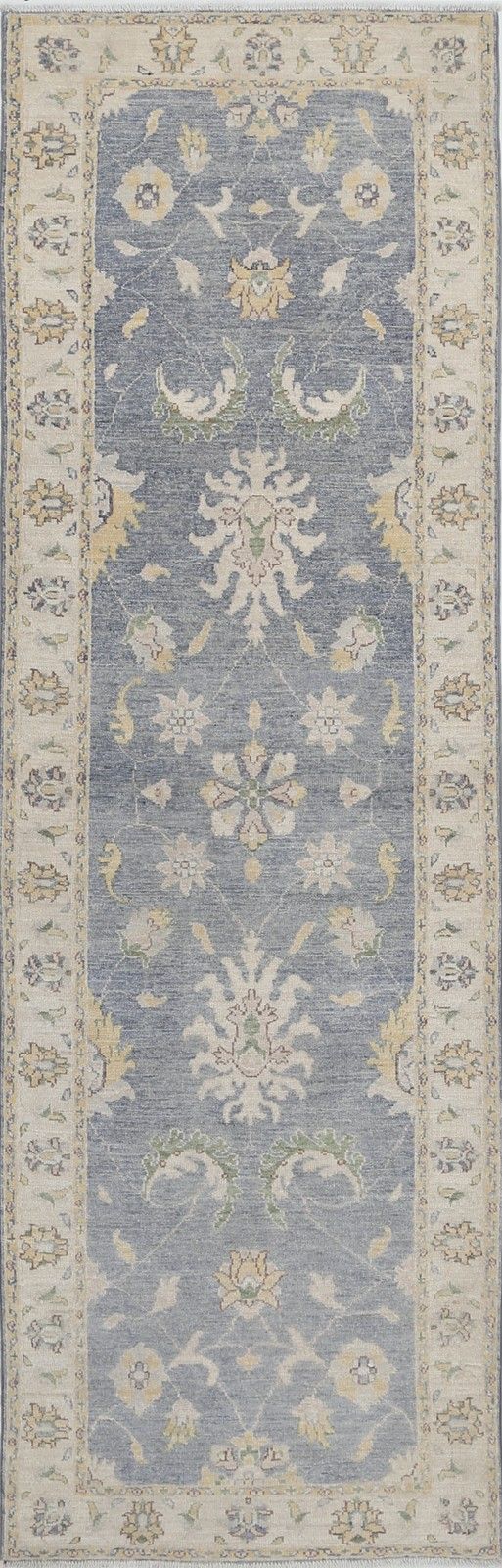 2.5x8 Ft Handknotted Runner Rug For Corridor And Hallway Decor. Kitchen Rug