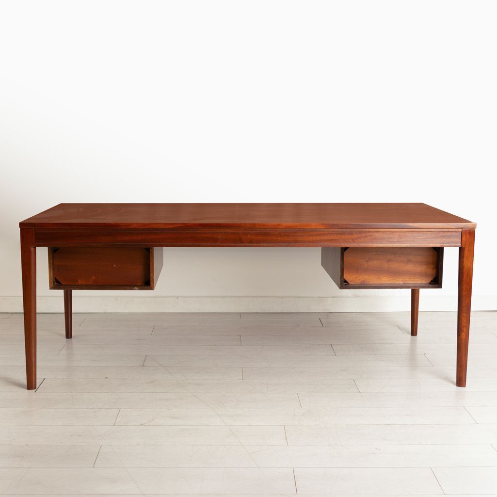 Diplomat Desk In Mahogany By Finn Juhl For France & Son / Cado, Denmark C.1965 photo Furniture