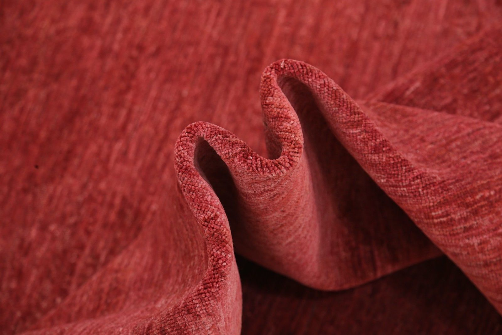 Tapis en laine turc noué à la main, rouge, 176 x 249 cm, pour salon et salle à manger photo vinterior