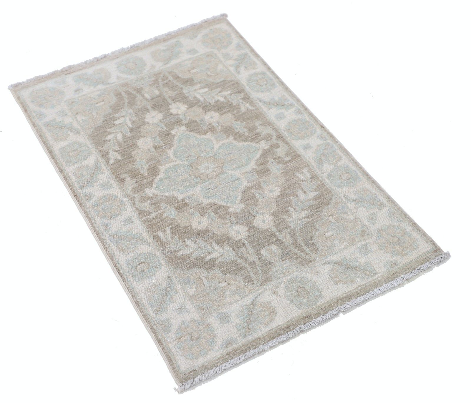 Tapis d'appoint en laine, 2 x 3 pi, noué à la main, traditionnel turc, petite surface photo furniture