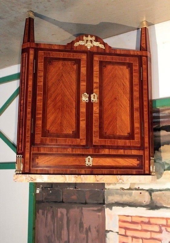 Pair Of Encoignures Louis XVI 19th photo for sale