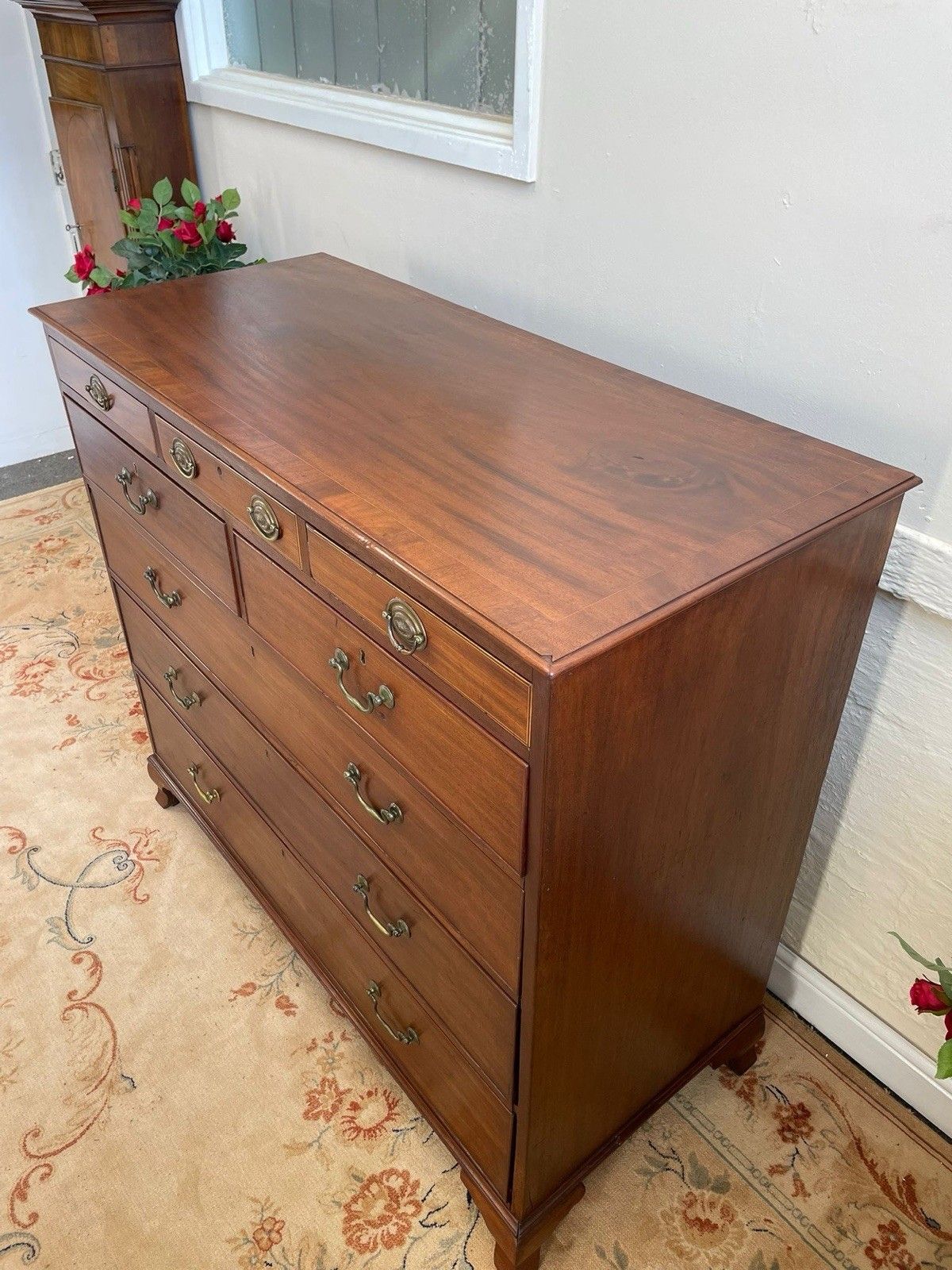 George III Mahogany Chest Of 8 Drawers photo furniture