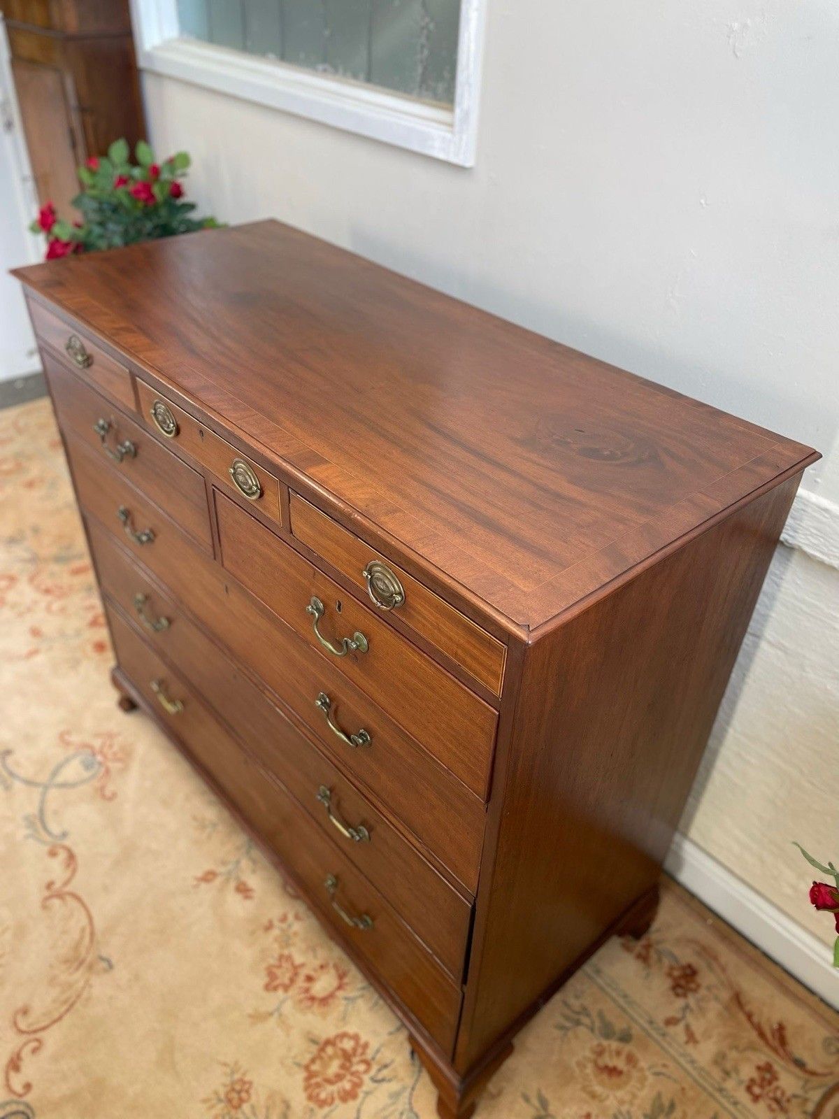 George III Mahogany Chest Of 8 Drawers photo 710.0