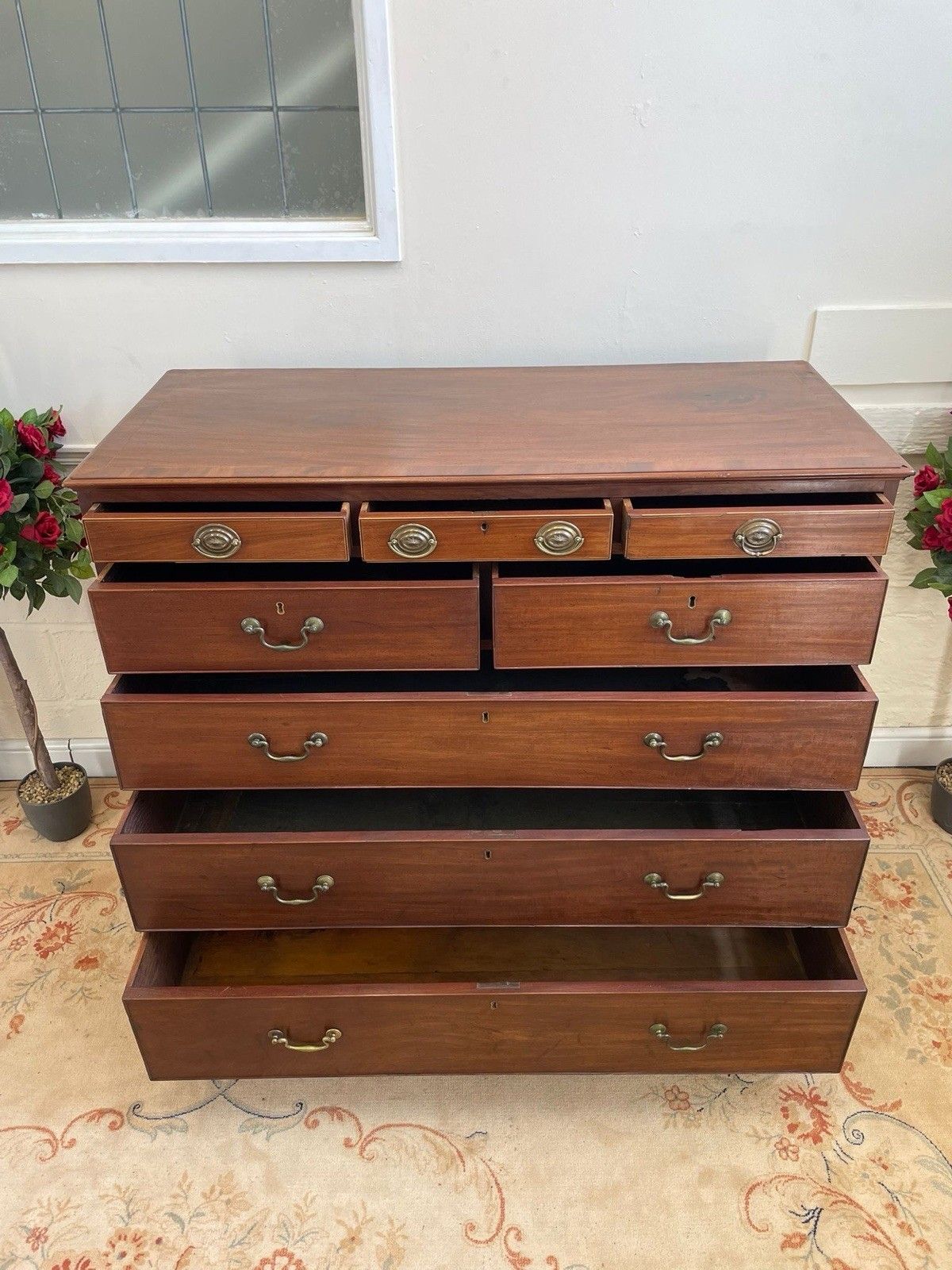 George III Mahogany Chest Of 8 Drawers photo vinterior