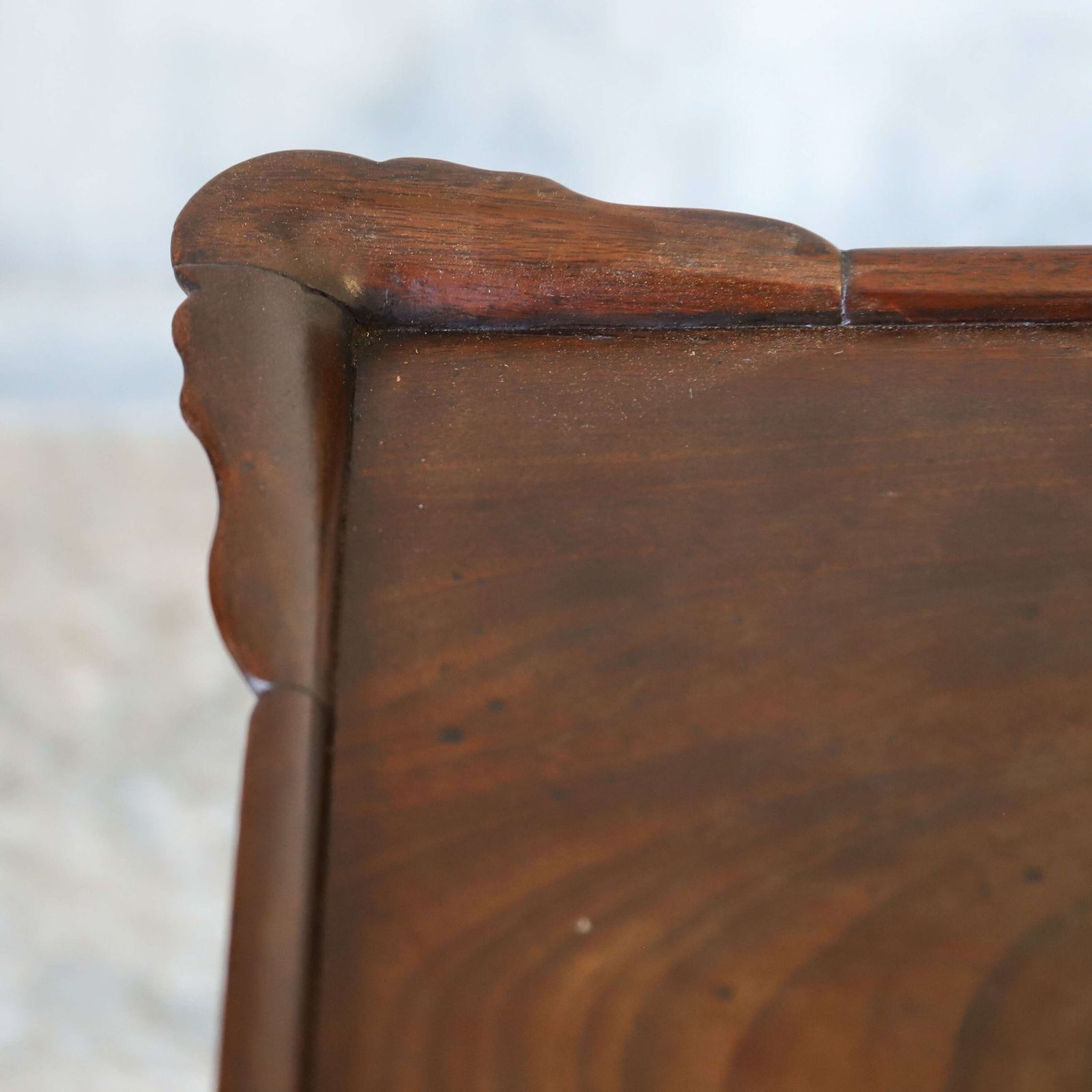 Early Georgian George II Cuban Mahogany Tray Top Silver Table With Cabriole Legs photo vintage