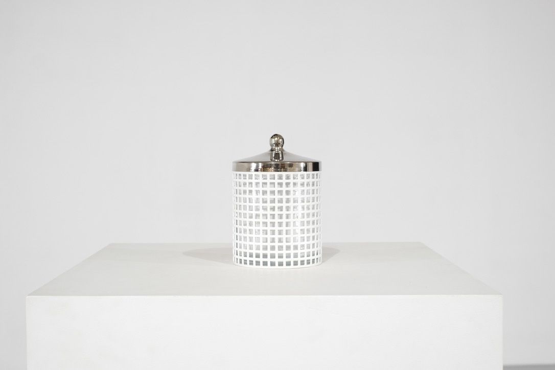 Sucrier By Josef Hoffmann For Bieffeplast, Italy 1980s.