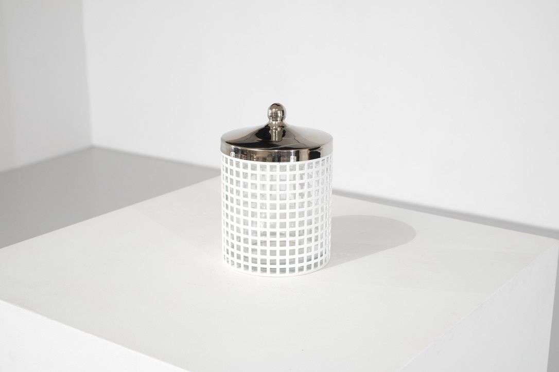 Sucrier By Josef Hoffmann For Bieffeplast, Italy 1980s. photo furniture