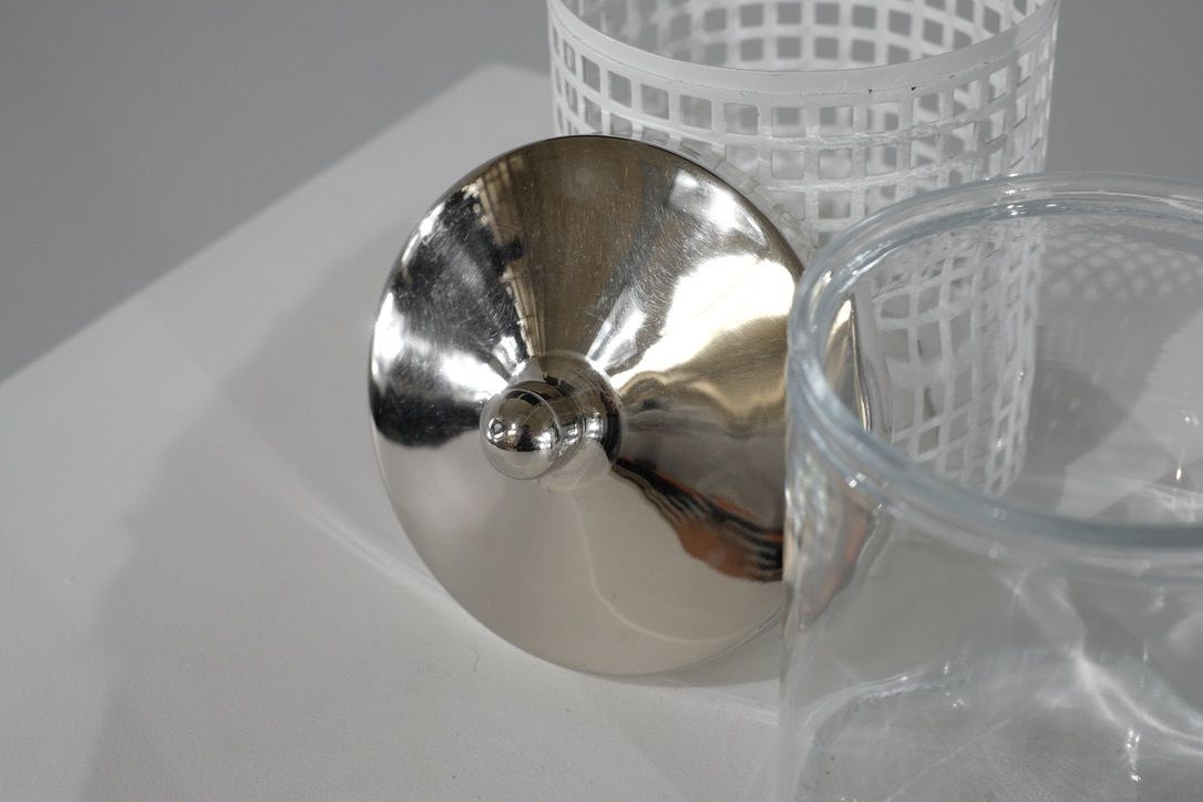 Sucrier By Josef Hoffmann For Bieffeplast, Italy 1980s. photo 524.96