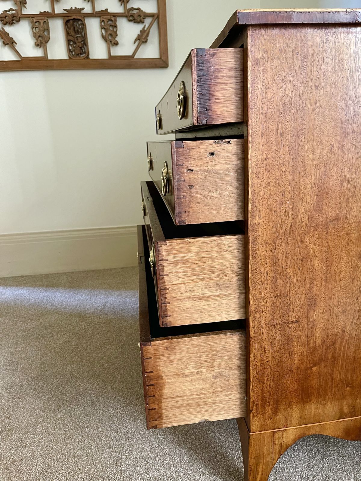 photo furniture George Ill Mahogany Chest Of Drawers