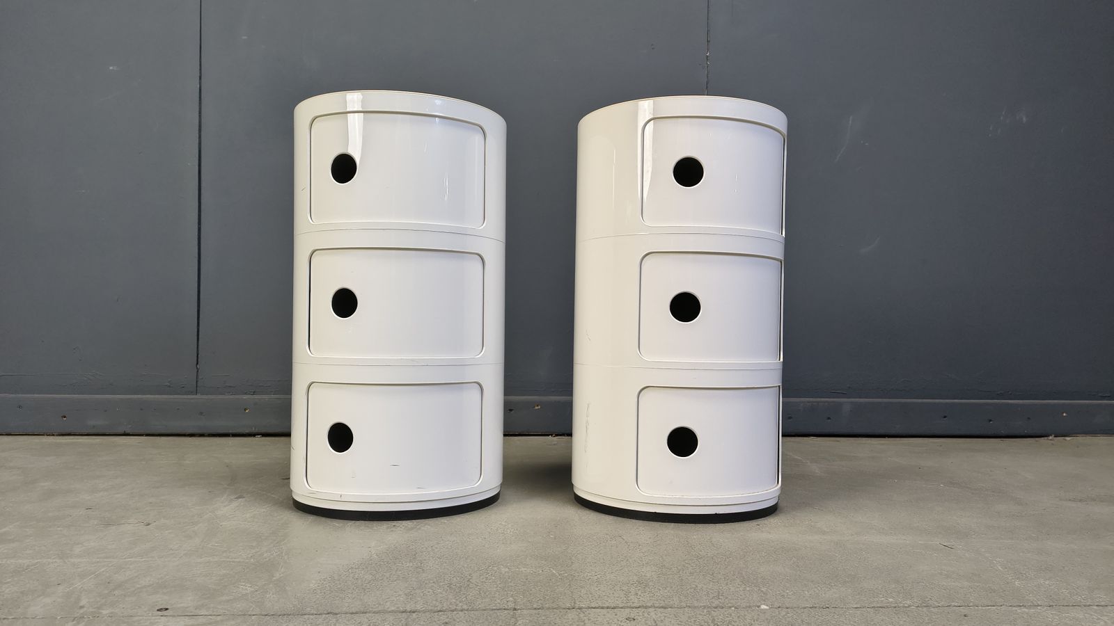 Pair Of Bedside Cabinets By Anna Castelli Ferrieri For Kartell, 1960s