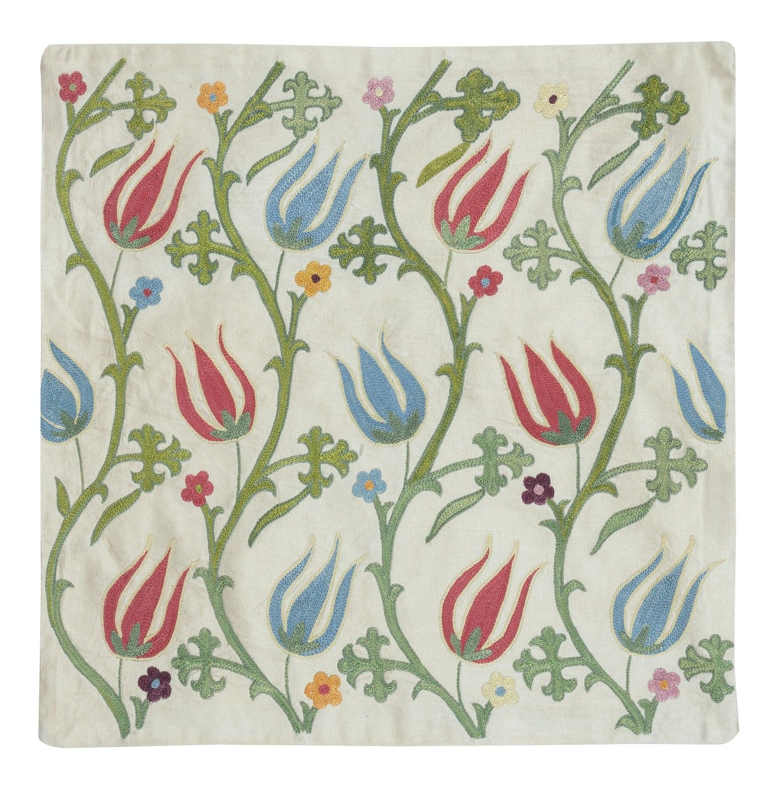 Lot de 2 housses de coussin en soie 100 % - 48 x 48 cm (19" x 19"), une paire photo for sale