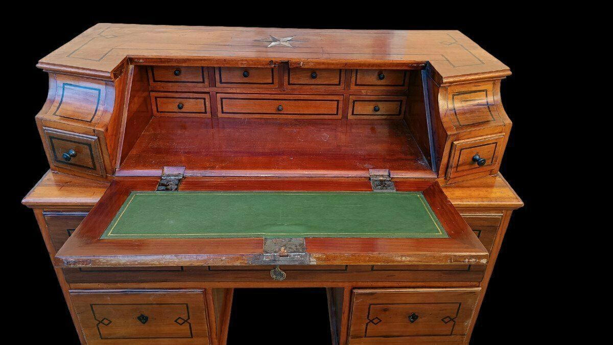 Inlaid Folding Desk From The End Of The 18th Century photo buy