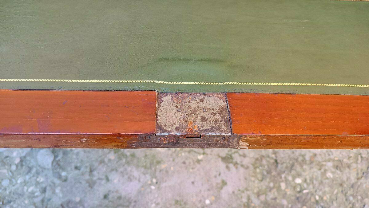 Inlaid Folding Desk From The End Of The 18th Century photo vintage