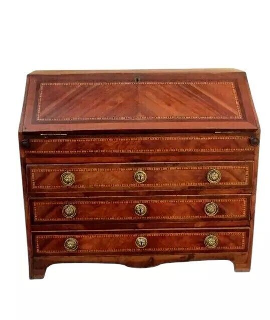 Antique Tuscan Louis XVI Period Desk,