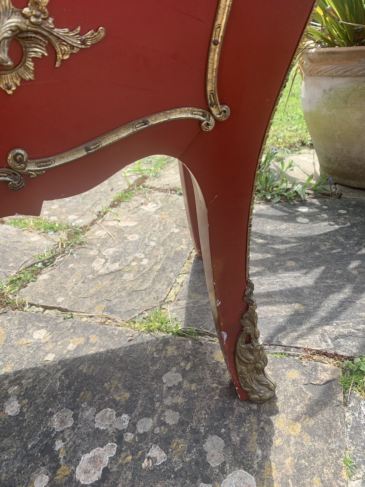 An Early 20th Century/Vintage Continental Style Chest And Mirror. photo vinterior