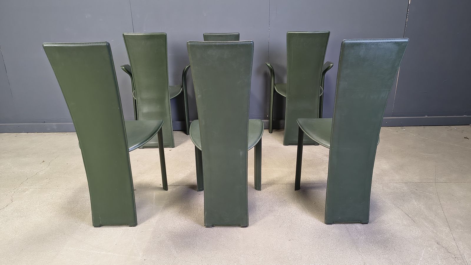 Vintage Dining Chairs By Pietro Costantini, 1980s, Set Of 6 photo vinterior