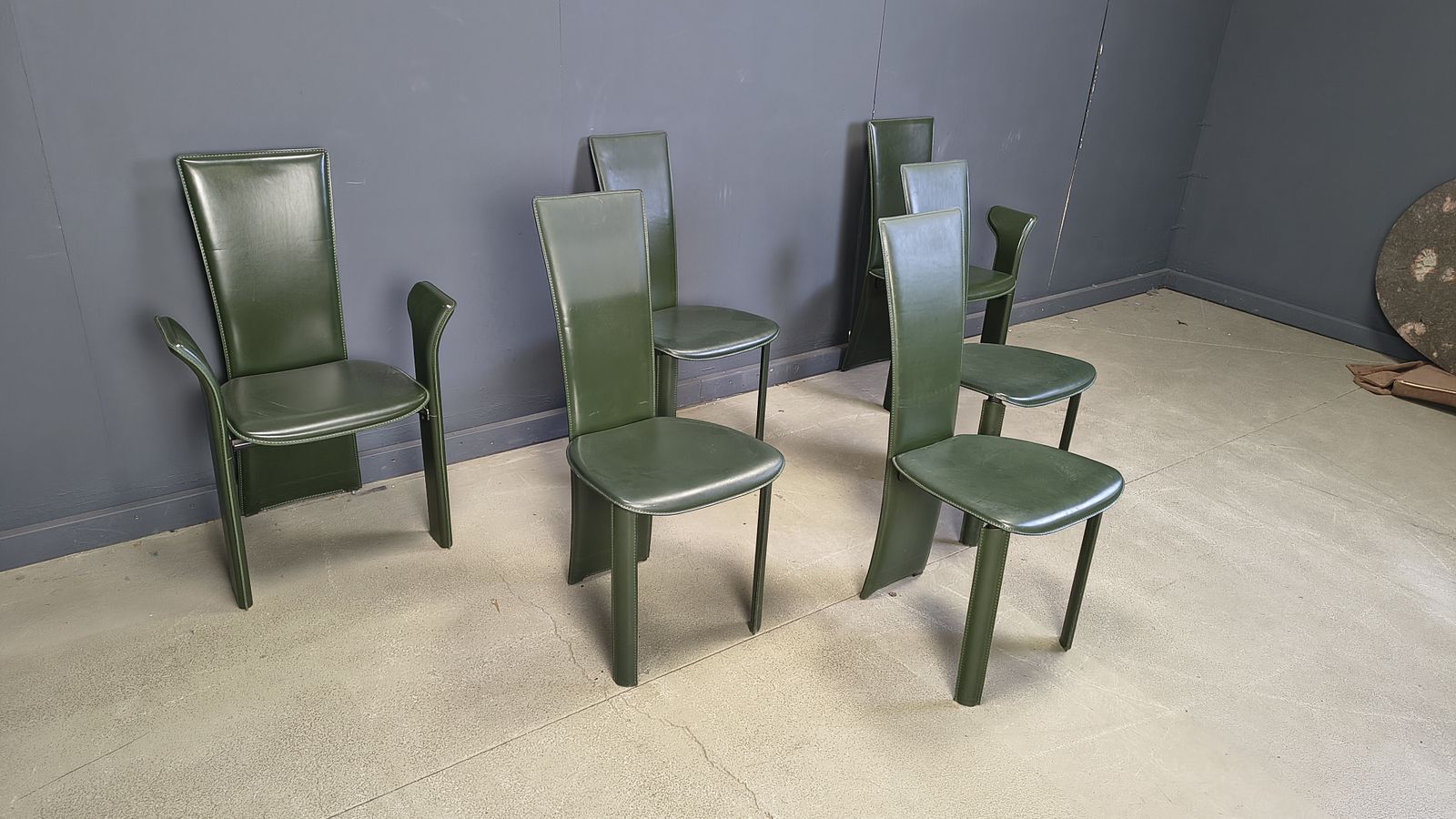 Furniture Vintage Dining Chairs By Pietro Costantini, 1980s, Set Of 6 photo