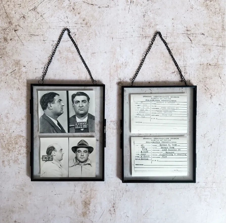 Set Of 20th Century Vice Squad Mugshots (Set 1 Of 2) photo furniture