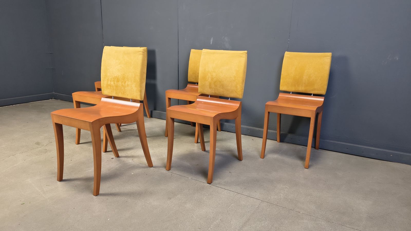 Set Of 6 Finn Dining Chairs By Ligne Roset, 1990s photo vintage
