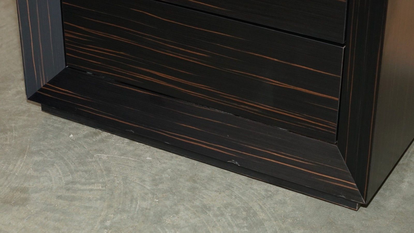 Luxury Designer Kenzo Takada Macassar Ebony Tallboy Chest Of Soft Close Drawers photo vinterior