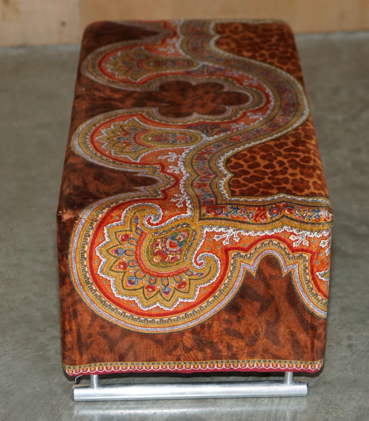 photo for sale Pair Of Rrp £6,000 Versace Italy 2003 Ilian Rachov Designed Ottoman Footstools