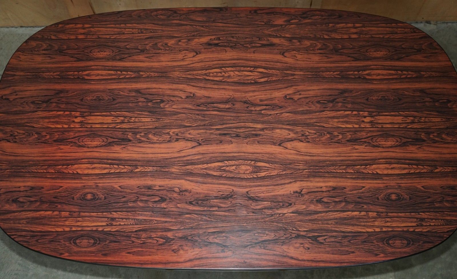 Vintage Mid Century Modern Herman Miller Eames Rosewood Conference Table photo vinterior