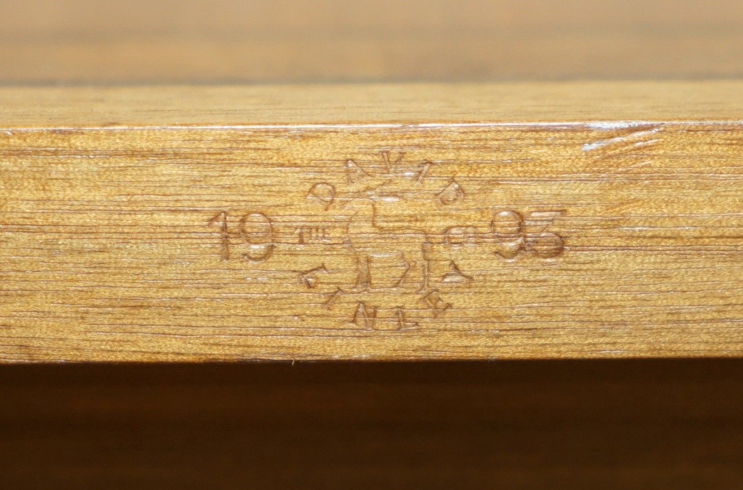 Stunning Rrp £12000 Viscount David Linley 1993 Stamped Burr Walnut Console Table photo furniture