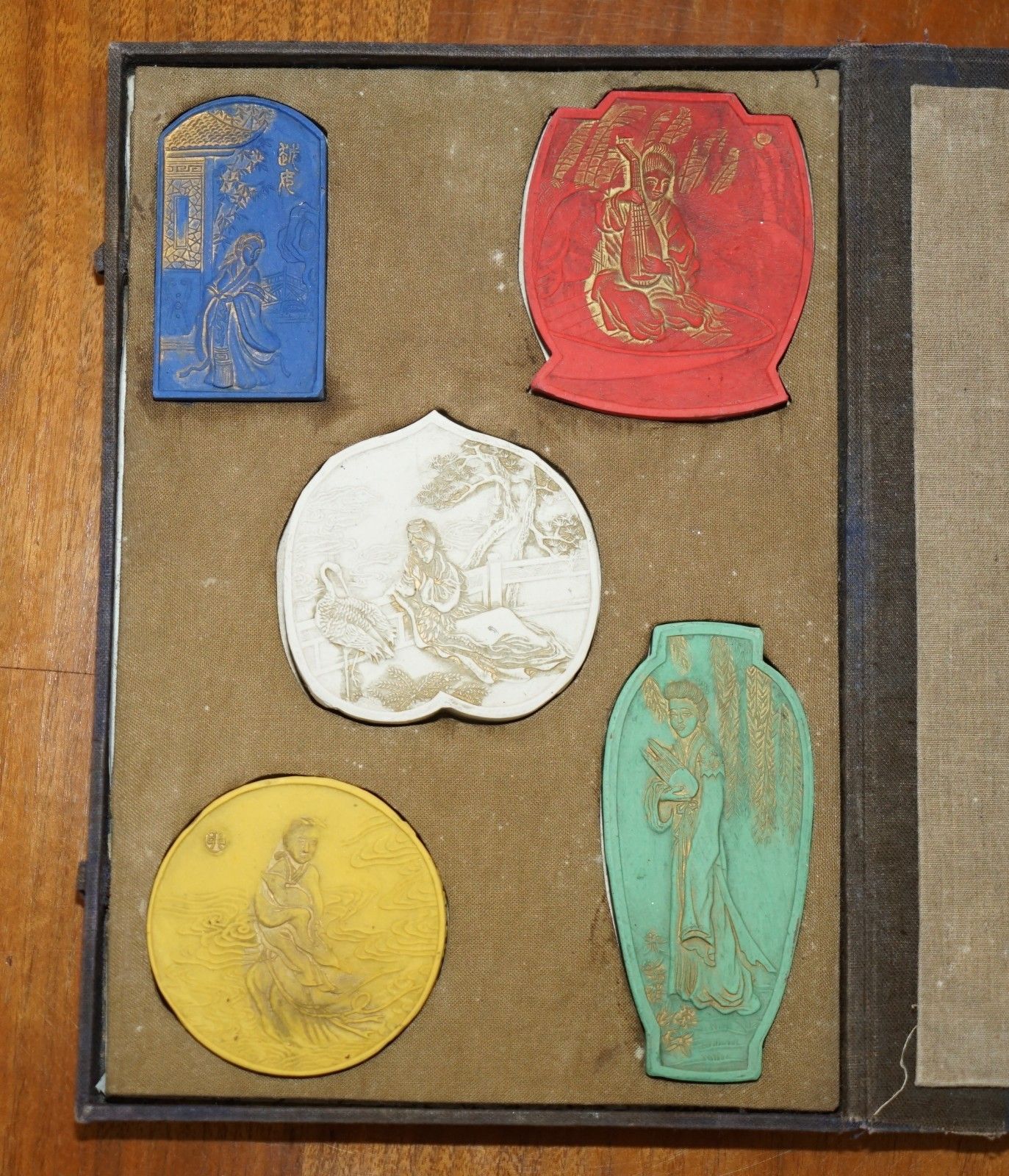 Fine Republic Of China Era (1912 1949) Chinese Ink Cakes Old Hu Kai Wen Workshop photo Home Decor