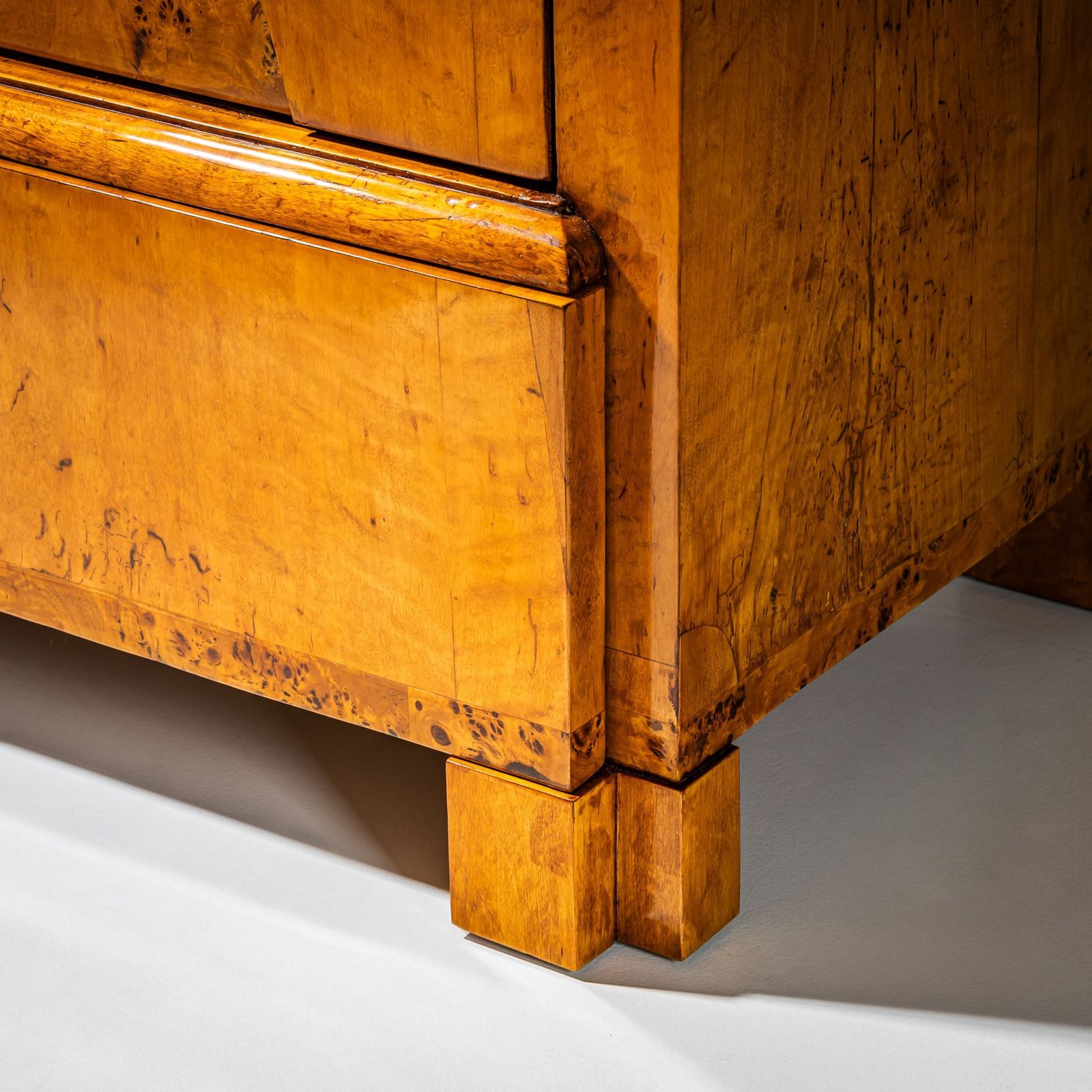 Biedermeier Chest Of Drawers In Birch, Northern Germany, Circa 1820 photo buy