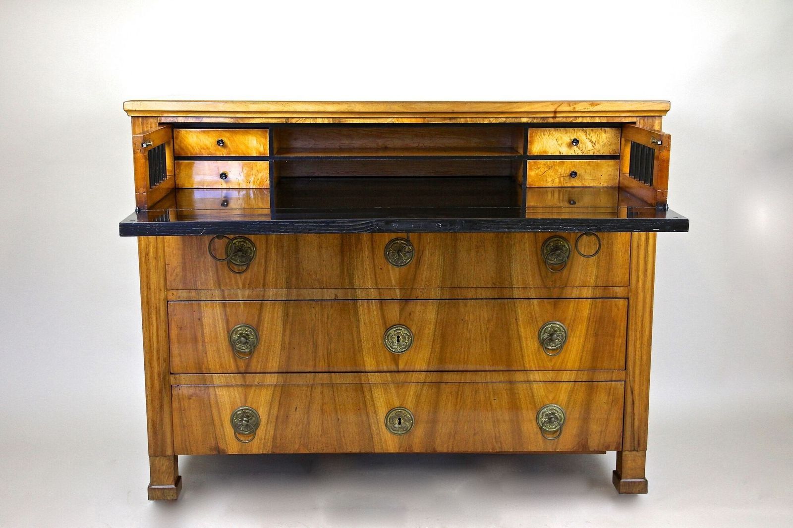 19th Century Biedermeier Chest Of Drawers/ Secretary Desk, Austria Ca. 1830 photo for sale