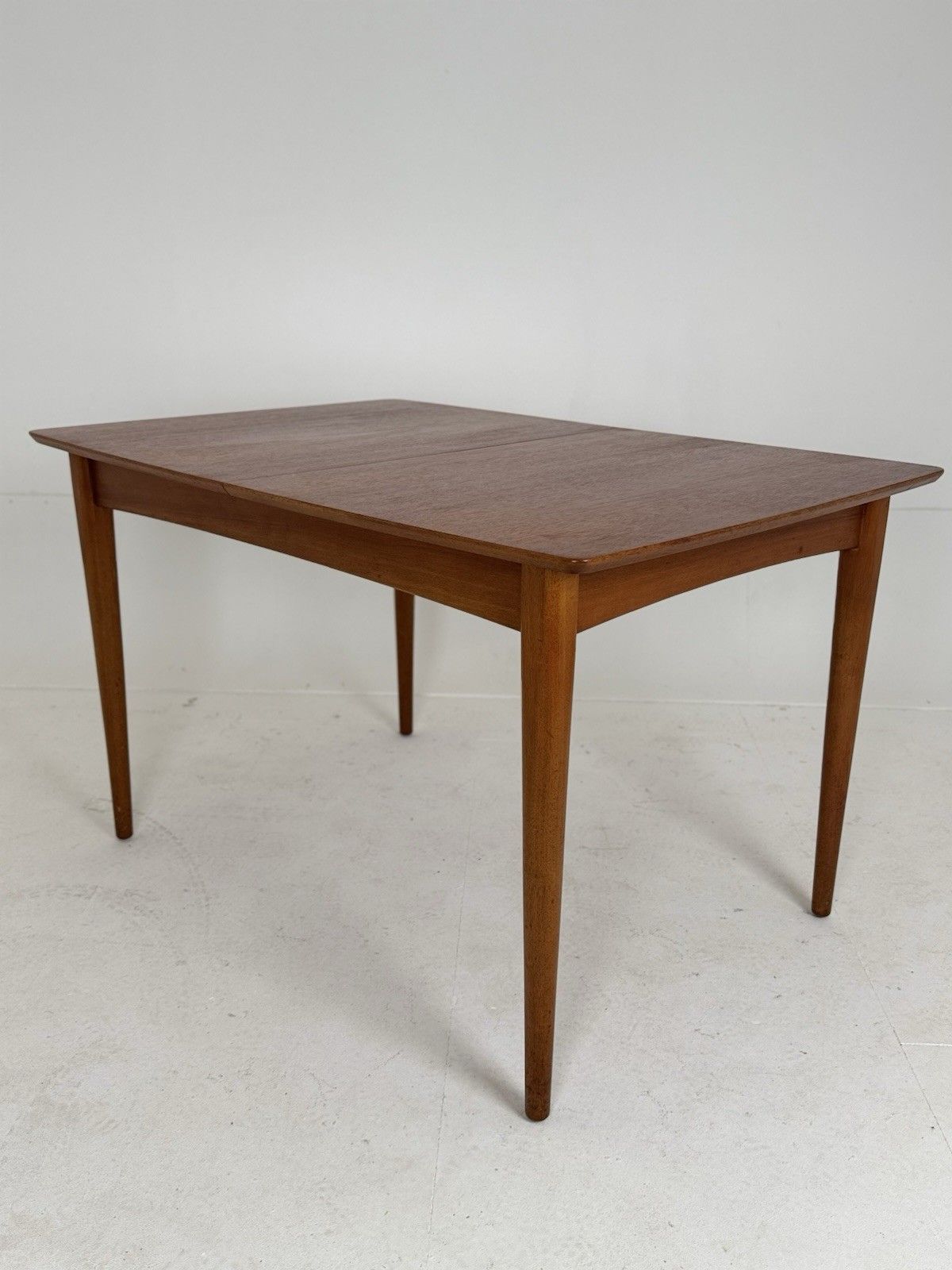 Mid Century  Rectangle Extending Jentique Dining Table 4 Matched Chairs Teak Mcm photo for sale