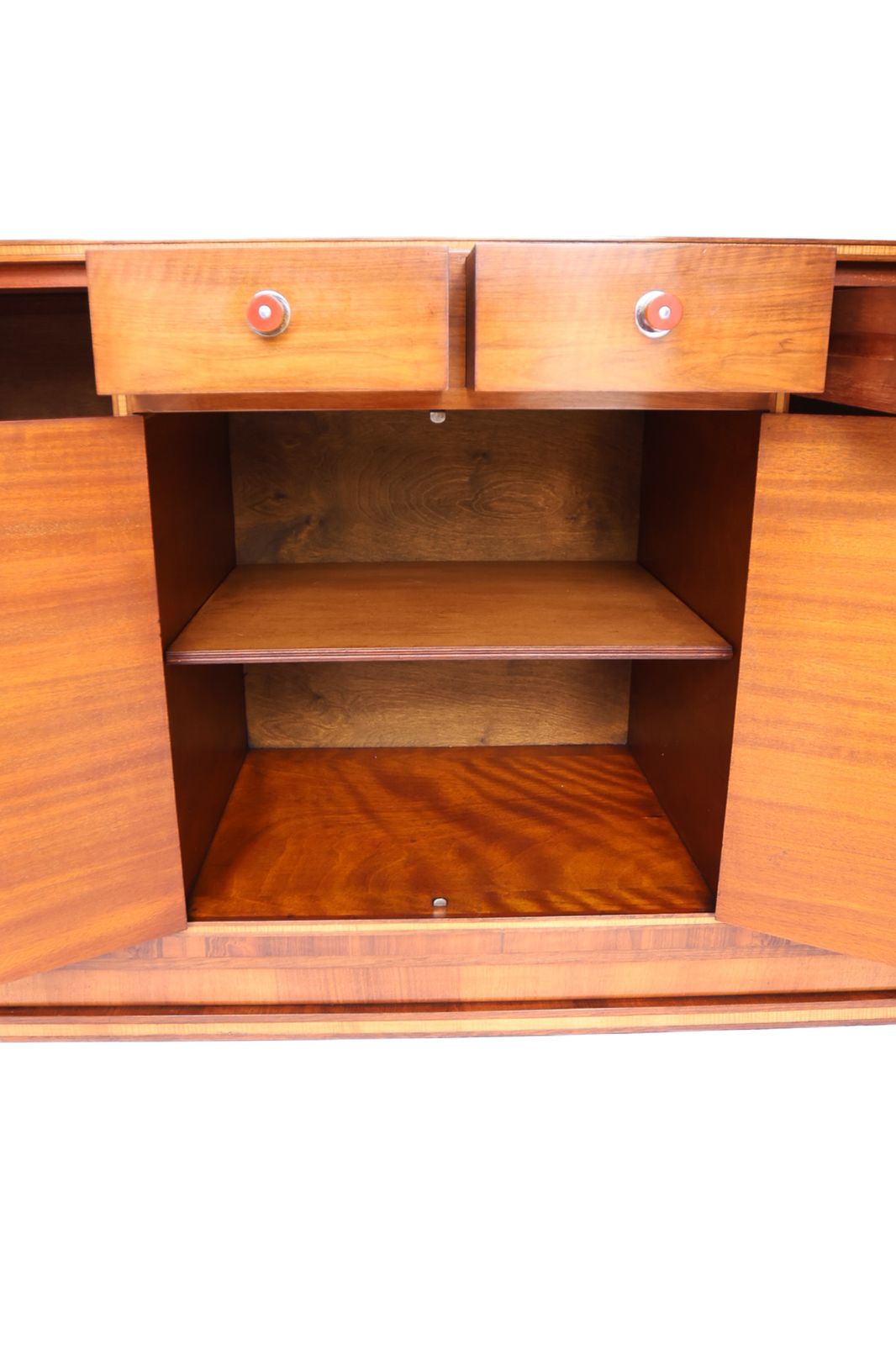 photo for sale Art Deco Walnut & Sycamore Sideboard