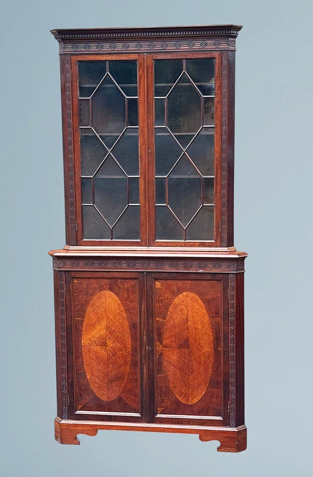 Edwardian Mahogany Corner Cabinet photo furniture
