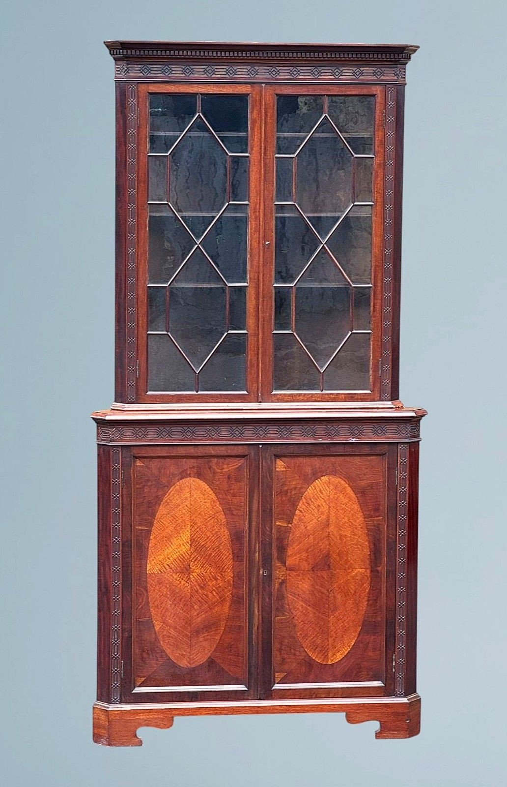 Edwardian Mahogany Corner Cabinet photo vinterior