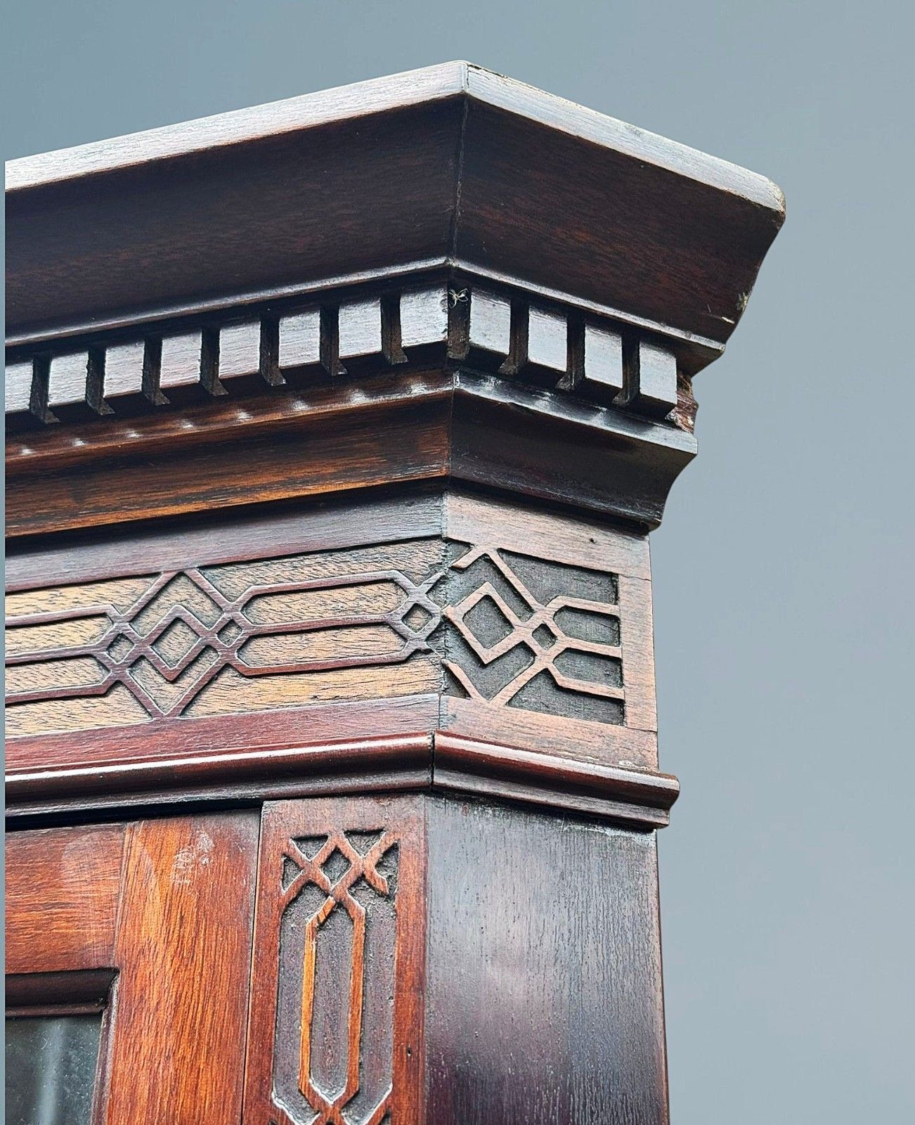 photo for sale Edwardian Mahogany Corner Cabinet