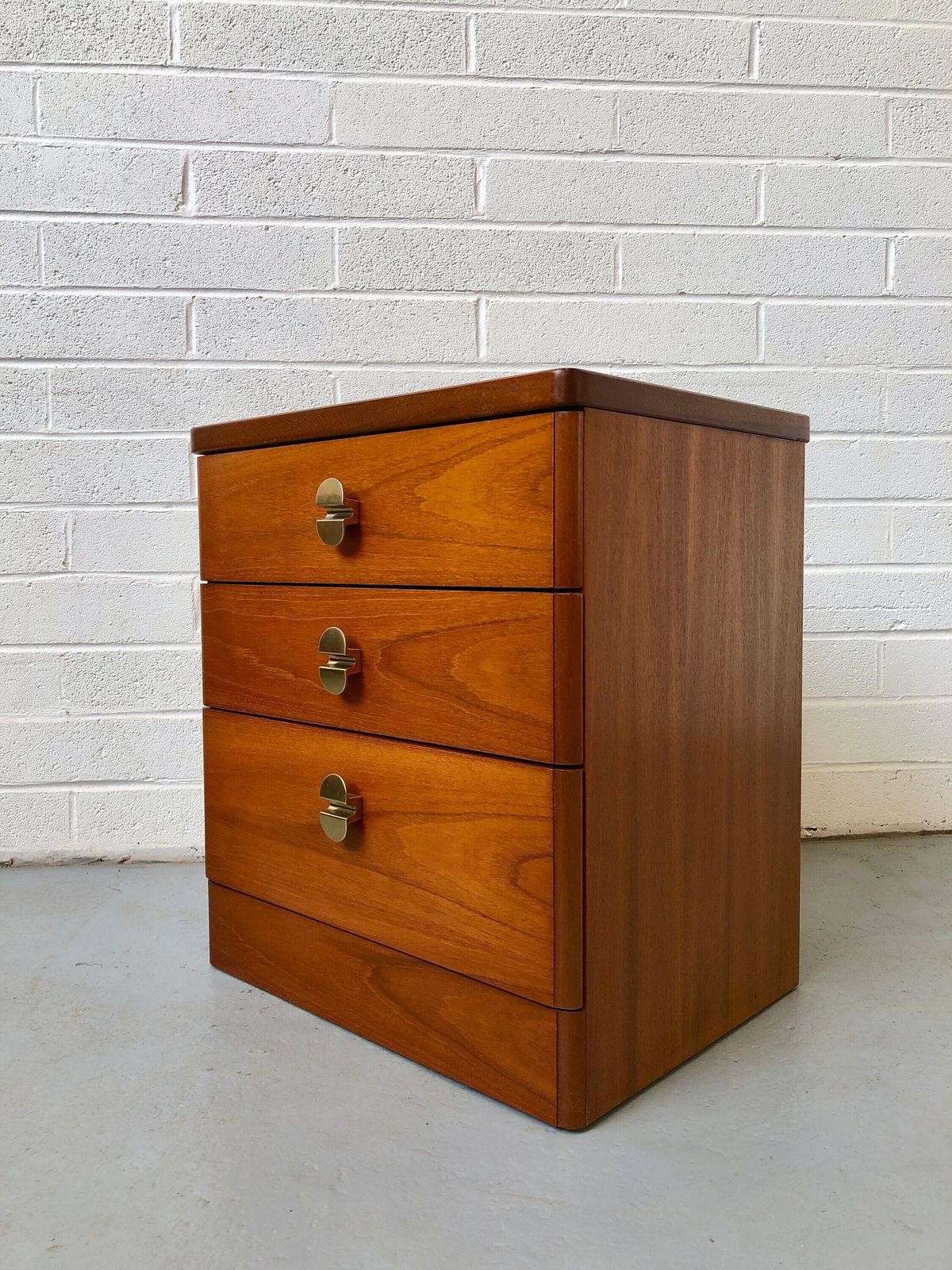 Vintage 1970 Stag Cantana Teak Bedside Table. Danish G Plan Retro Mid Century photo for sale