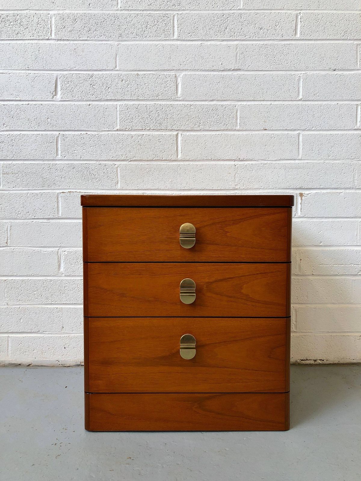 Vintage 1970 Stag Cantana Teak Bedside Table. Danish G Plan Retro Mid Century photo Furniture