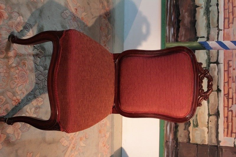 Suite Of 4 Nap Chairs. III Cuban Mahogany Jeanselme 19th photo vinterior