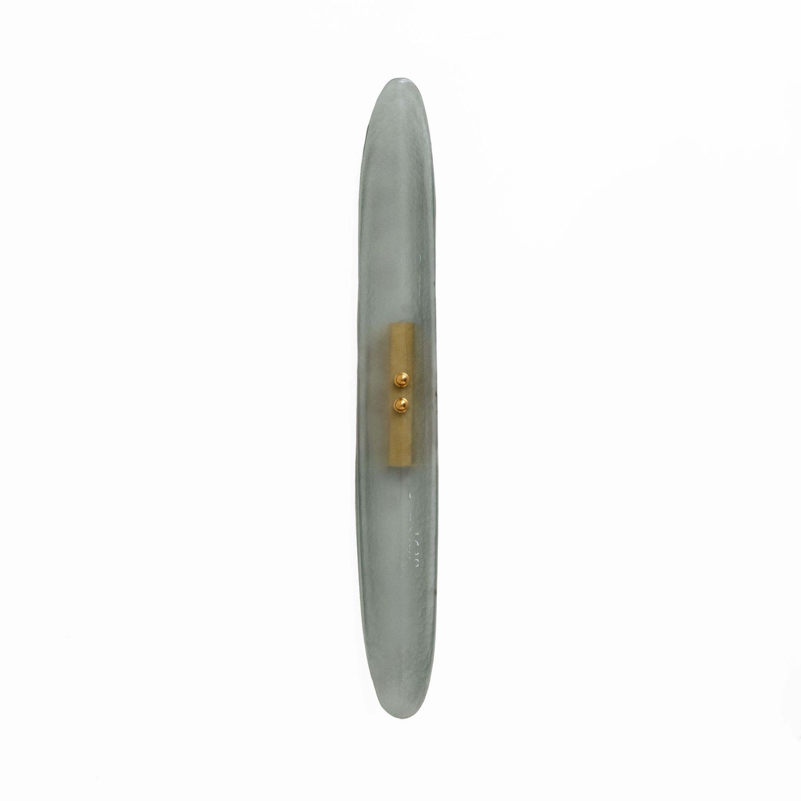 Pair Of Fontana Arte Style Mid Century Modern Aqua Green Murano Glass Sconces photo furniture
