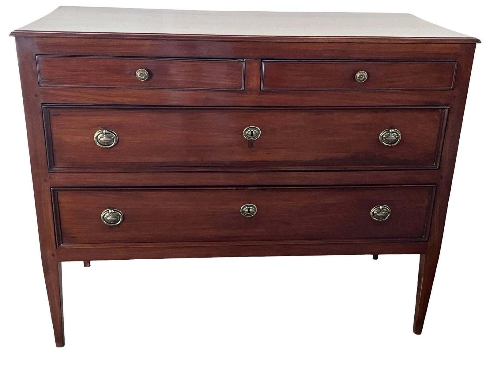 Pair Of Italian Neoclassical, Louis XVI, Walnut And Cherry Commodes photo buy