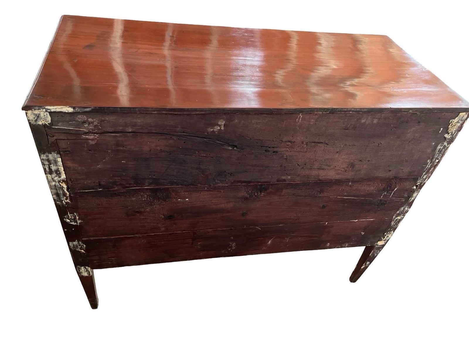 photo vintage Pair Of Italian Neoclassical, Louis XVI, Walnut And Cherry Commodes
